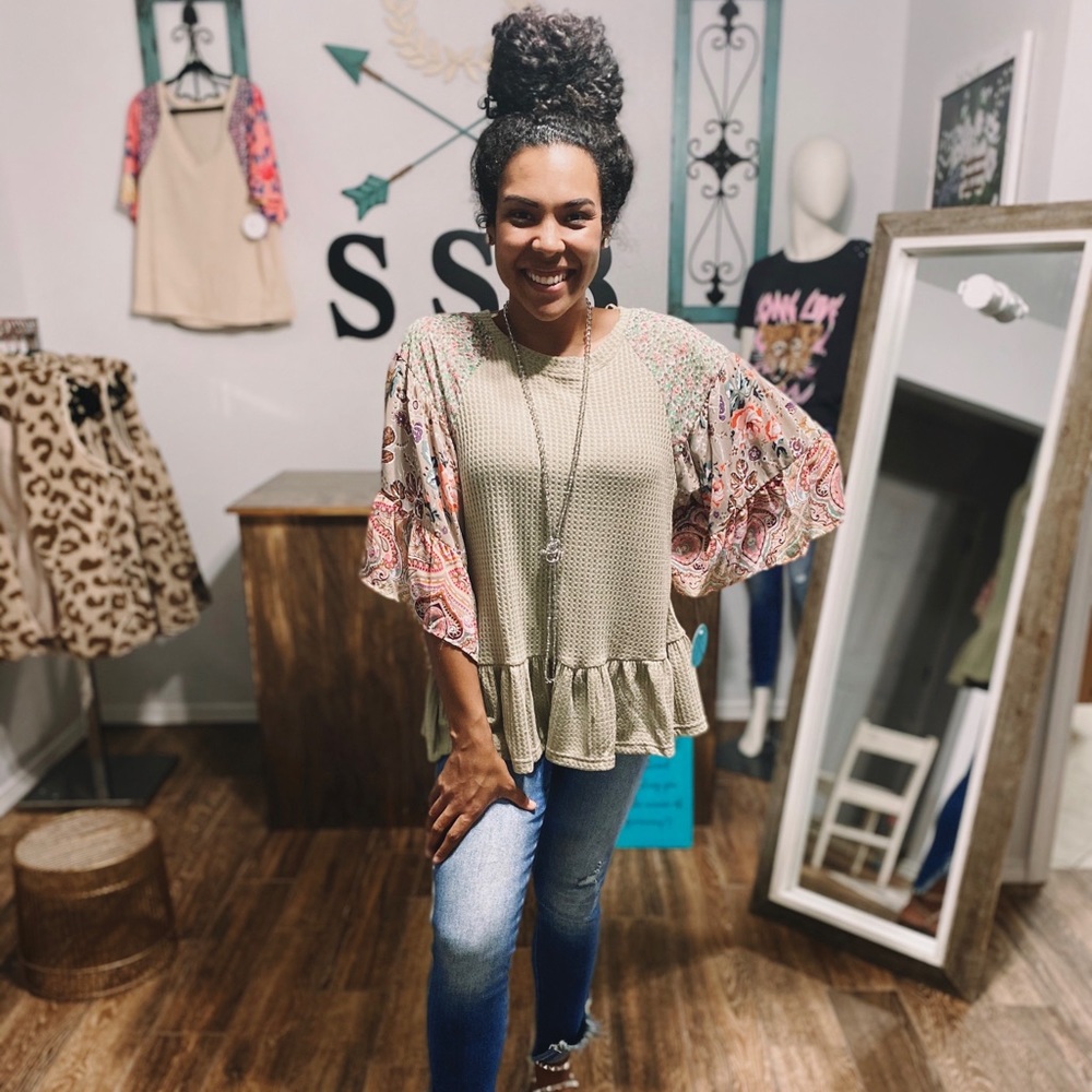Umgee Knit Top Blouse